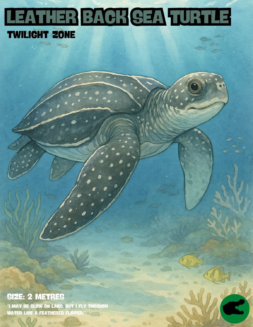 Leatherback sea turtle